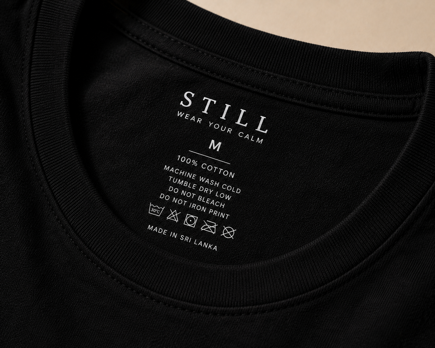 STILL Essential Black Tee - Uni